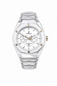 Hublot Diamond Cut White Dial